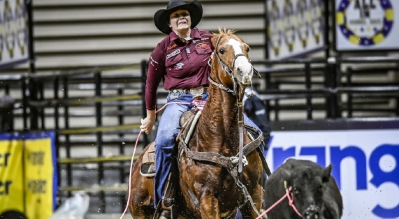 Gilbert Etches Name in History Books as 2021 WPRA World Champion Breakaway Roper
