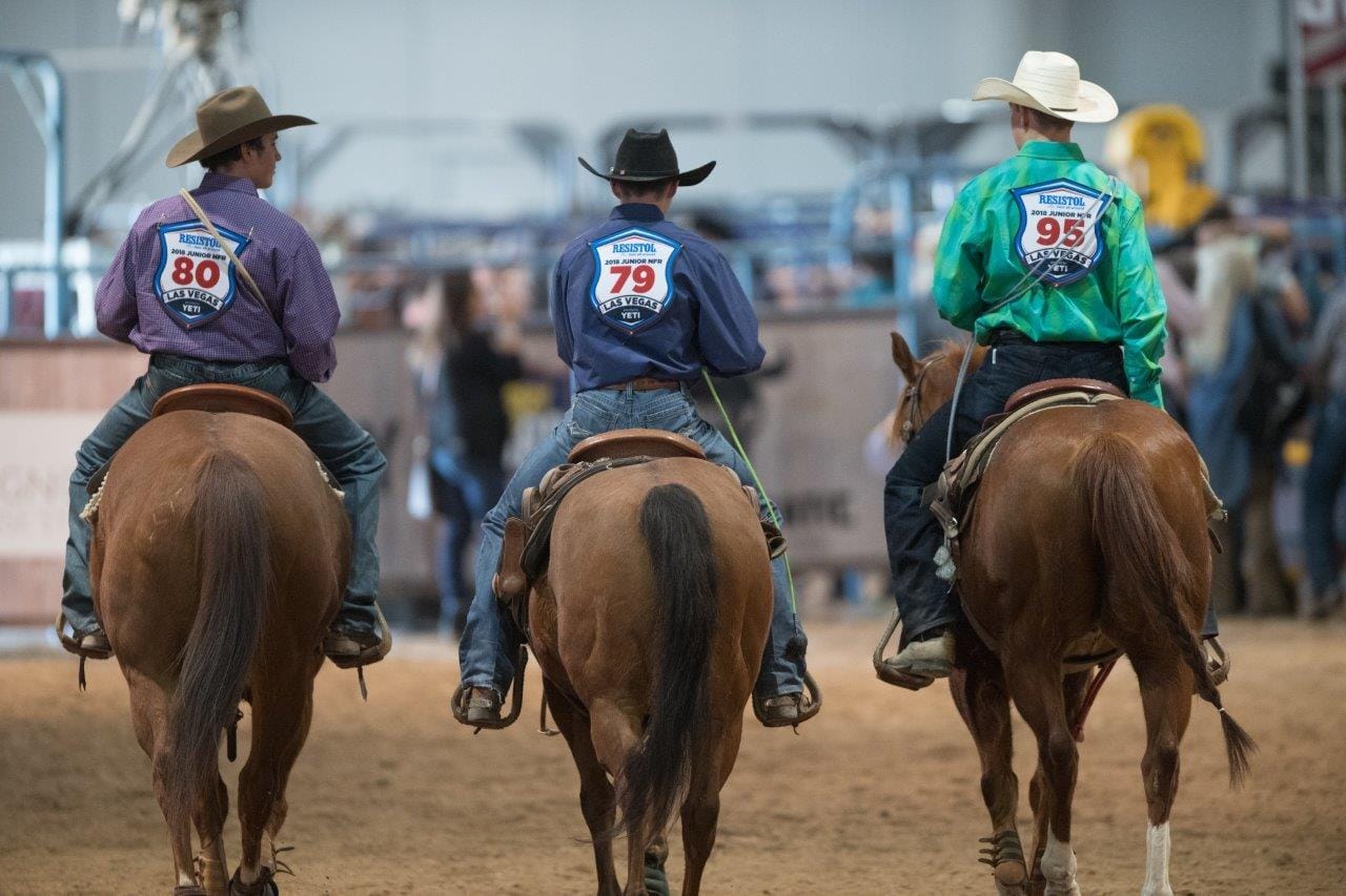 Junior NFR Continues inside the Wrangler Rodeo Arena