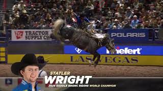 The 2025 #WranglerNFR Round 10 – Saddle Bronc Riding Average Champion