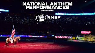 The 2024 #WranglerNFR Round 9 National Anthem presented by RMEF – Presley Barker