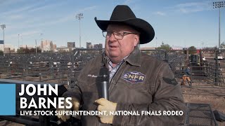 Preparation with John Barnes for the #WranglerNFR