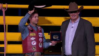 The 2022 #WranglerNFR Round 7 Linderman Award - Josh Frost